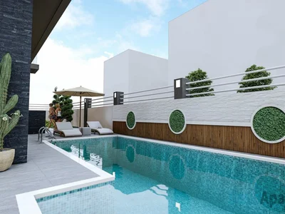Dzielnica mieszkaniowa Central Alanya properties close to the beach of Mahmutlar