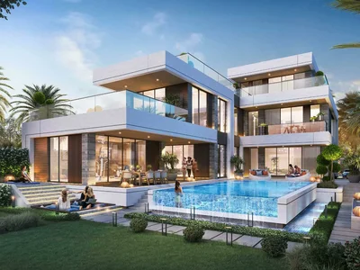 Wohnanlage New luxury complex Marocco Villas on the shore of the lagoon, DAMAC Lagoons, Dubai, UAE