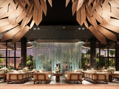 Complejo residencial A unique project 30 meters from the ocean on the picturesque Virgin Beach.