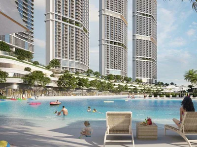 Residential complex New high-rise residence 360 Riverside Crescent with swimming pools and restaurants close to the city center, Nad Al Sheba 1, Dubai, UAE