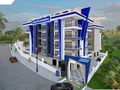 Wohnanlage Residential complex with swimming pool, gym and sauna, 2 km from the sea, Payallar, Turkey