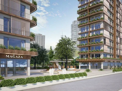 Wohnanlage New residence with a garden, a swimming pool and around-the-clock security, Istanbul, Turkey