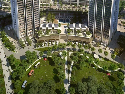 Zespół mieszkaniowy Harbour Gate—apartments in a residential complex by Emaar with views of harbor and large park, swimming pools and gym in Dubai Creek Harbour