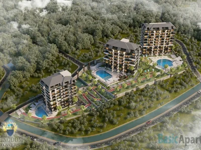 Dzielnica mieszkaniowa Elegant luxury flats for sale in Alanya