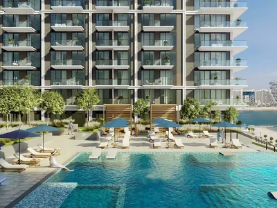 Residential complex New apartments with views of the sea, marina and large park, in Beach Mansion complex with private beach, Beachfront area, Dubai, UAE