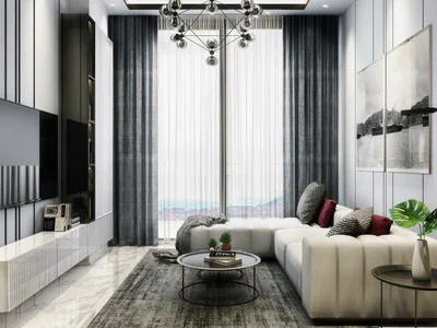 Wohnanlage Luxury residence with swimming pools and a view of the sea in a prestigious area, Alanya, Turkey