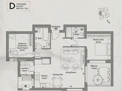 Жилой квартал Projet neuf du 3 au 6 pieces et penthouses a holyland jerusalem
