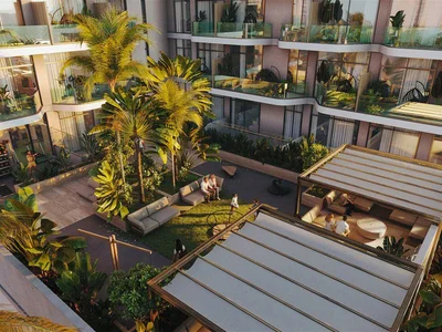 Complexe résidentiel New premium residence Vitality with swimming pools, a co-working area and a restaurant, JVC, Dubai, UAE