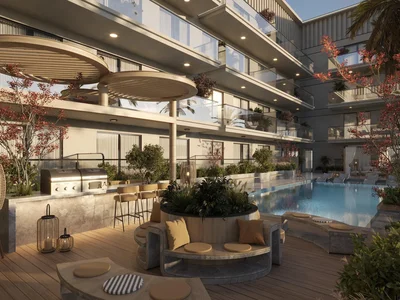 Residential complex New Tavora Residences with a swimming pool, a gym and lounge areas, International City (Warsan 4), Dubai, UAE