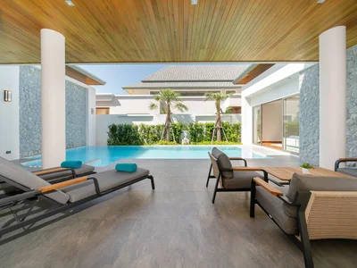 Complexe résidentiel Guarded complex of villas with swimming pool close to Bang Tao Beach, Phuket, Thailand
