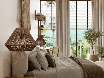 Wohnanlage New complex of villas with swimming pools in the heart of Ubud, Bali, Indonesia