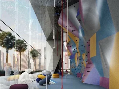 Complejo residencial New high-rise residence Volta with a swimming pool and a panoramic view close to Dubai Mall, Business Bay, Dubai, UAE