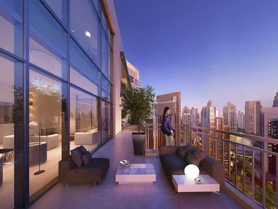 Residential complex New apartments in a prestigious residential complex Creek Rise Towers on an island in Dubai Creek Harbour, UAE
