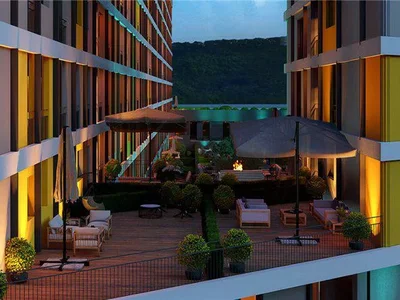 Zespół mieszkaniowy New residence with a swimming pool and restaurants close to the airport, Istanbul, Turkey