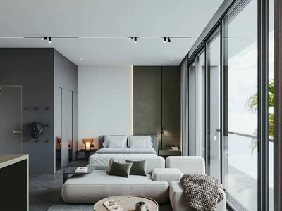 Zespół mieszkaniowy Premium apartments and villas with large rooftop and outdoor cinema, Changgu, Bali, Indonesia
