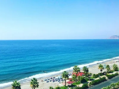 Dzielnica mieszkaniowa Beachfront apartment in Mahmutlar Alanya with spectecular sea views