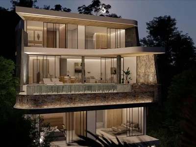 Complexe résidentiel New complex of luxury villas close to the beach, Samui, Thailand