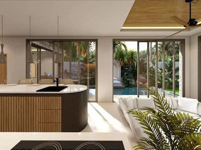Residential complex New complex of villas with swimming pools, roof-top terraces and sea views, Samui, Thailand