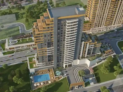 Complexe résidentiel New residence with swimming pools and panoramic views close to the coast, Istanbul, Turkey