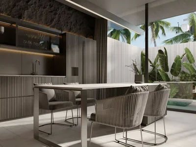 Wohnanlage Villas in a new residential complex with a swimming pool and ocean view near Melasti Beach, Bali, Indonesia