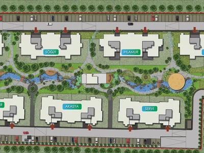 Residential complex Apartments from the leading developer of Istanbul.