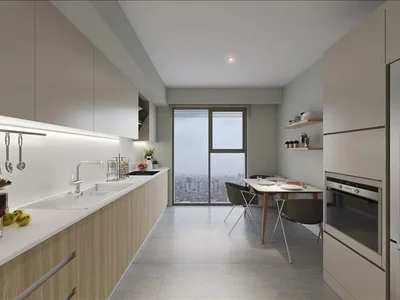 Complexe résidentiel Residence with a garden and co-working areas in front of the metro station, Istanbul, Turkey