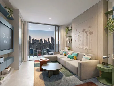 Wohnanlage New complex of furnished apartments Rove Home Marasi Drive with swimming pools and a co-working area in the heart of Business Bay, Dubai, UAE