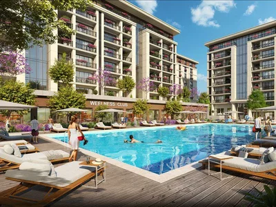 Жилой комплекс Резиденция с бассейнами, спа-центрами и круглосуточной охраной, Стамбул, Турция