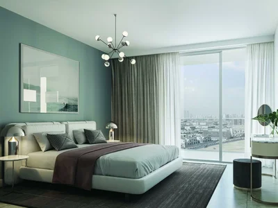 Wohnanlage Residential complex Farishta with swimming pool and gym, with views of the city, Al Furjan, Dubai, UAE