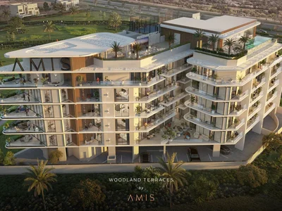 Residential complex New stylish residential complex Woodland Terraces in Meydan area, Dubai, UAE