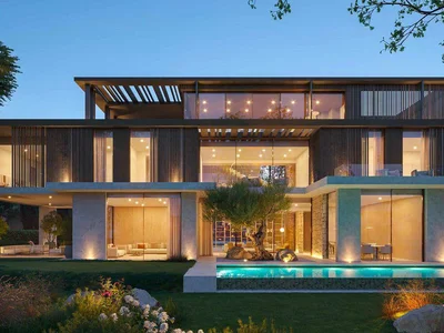 Complejo residencial New complex Acres Estates Villas with lagoons, lounge areas and clubhouses, Dubailand, Dubai, UAE
