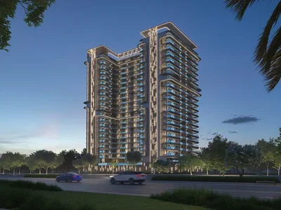 Residential complex New Sky Views complex of apartments with private swimming pools in the well-developed area of IMPZ (Dubai Production City), Dubai, UAE
