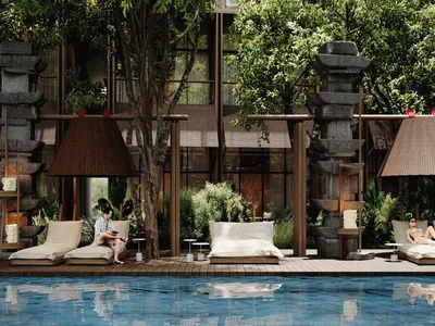 Zespół mieszkaniowy New apartments within walking distance from the ocean, Seseh, Bali, Indonesia