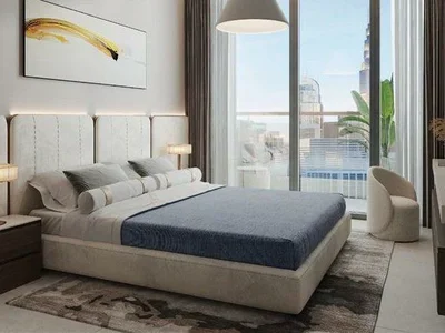 Жилой комплекс Новая резиденция Mariott Residences с бассейном и рестораном недалеко от канала и Джумейра-Бич, Business Bay, Дубай, ОАЭ