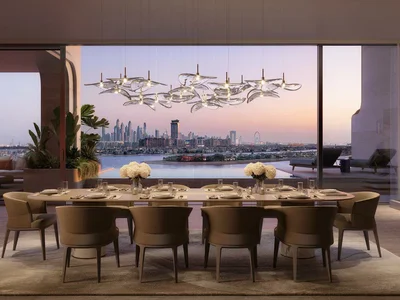 Wohnanlage New luxury waterfront residence Alba with a private beach and a spa center in the exclusive area, Palm Jumeirah, Dubai, UAE