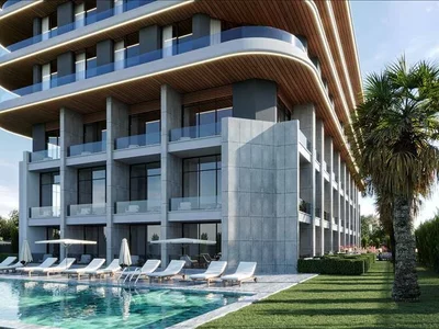Wohnanlage New residence with a swimming pool and a fitness center in a prestigious area of Antalya, Turkey