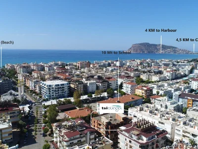 Quartier résidentiel Apartment in  Alanya, Oba with high profit potential