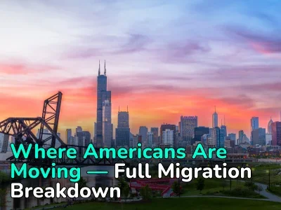Where Americans Are Moving in 2025: Top States Gained and Lost