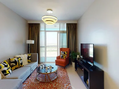 Residential complex New guarded residence Artesia with a hotel near a golf course, in the prestigious area of Damac Hills, Dubai, UAE