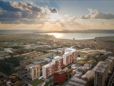 Residential complex New residence with a fitness center and a parking close to the highways, Istanbul, Turkey