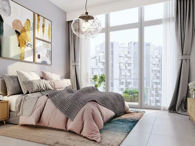 Wohnanlage High-quality residence Creek Views 1 with a swimming pool close to the international airport, Al Jaddaf, Dubai, UAE