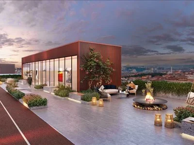 Residential complex New residence with a fitness center and a parking close to the highways, Istanbul, Turkey