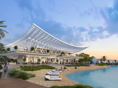 Complejo residencial New zone Dubai West! Top location directly on the sea! Newly built apartments Siniya Island.