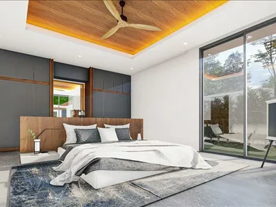 Zespół mieszkaniowy New complex of exclusive villas with swimming pools at 900 meters from Mai Khao Beach, Phuket, Thailand