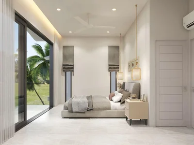 Zespół mieszkaniowy New complex of villas with swimming pools 5 minutes away from Bangrak Beach and an international school, Samui, Thailand
