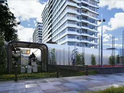 Zespół mieszkaniowy Residential complex with a swimming pool, meeting rooms and a spa area near a metro station, Istanbul, Turkey