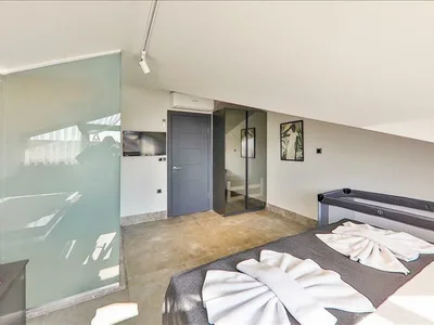 Residential complex Complex of villas with swimming pools and lounge areas close to the beach, in the center of Fethiye, Turkey