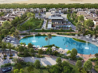 Wohnanlage Prestigious residential complex of villas Elwood surrounded by greenery, Dubailand area, Dubai, UAE