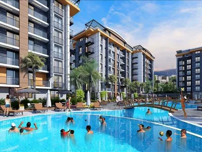Complejo residencial New residence with a swimming pool and an water park close to the beach and golf courses, Antalya, Turkey
