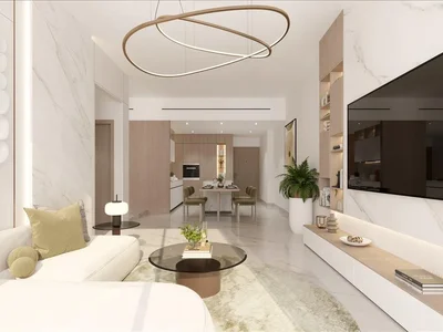 Wohnanlage New project Aark Terraces with a swimming pool and an underground parking, Dubai Land Residential Complex, Dubai, UAE